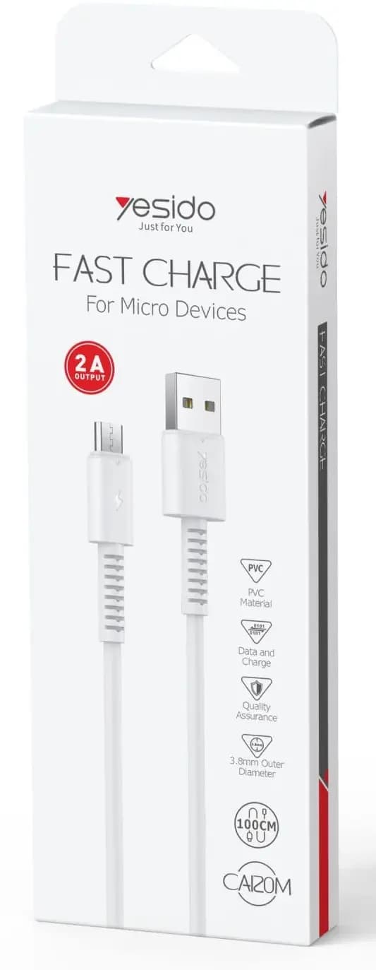 کابل USB به TYPE-C یسیدو YESIDO CA120 — تصویر ۳