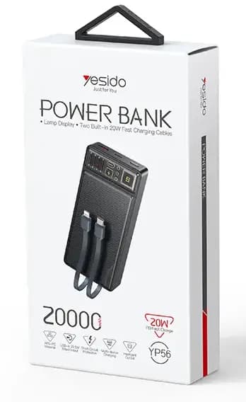 پاوربانک 20000 میلی آمپر فست یسیدو Yesido YP56 — تصویر ۶
