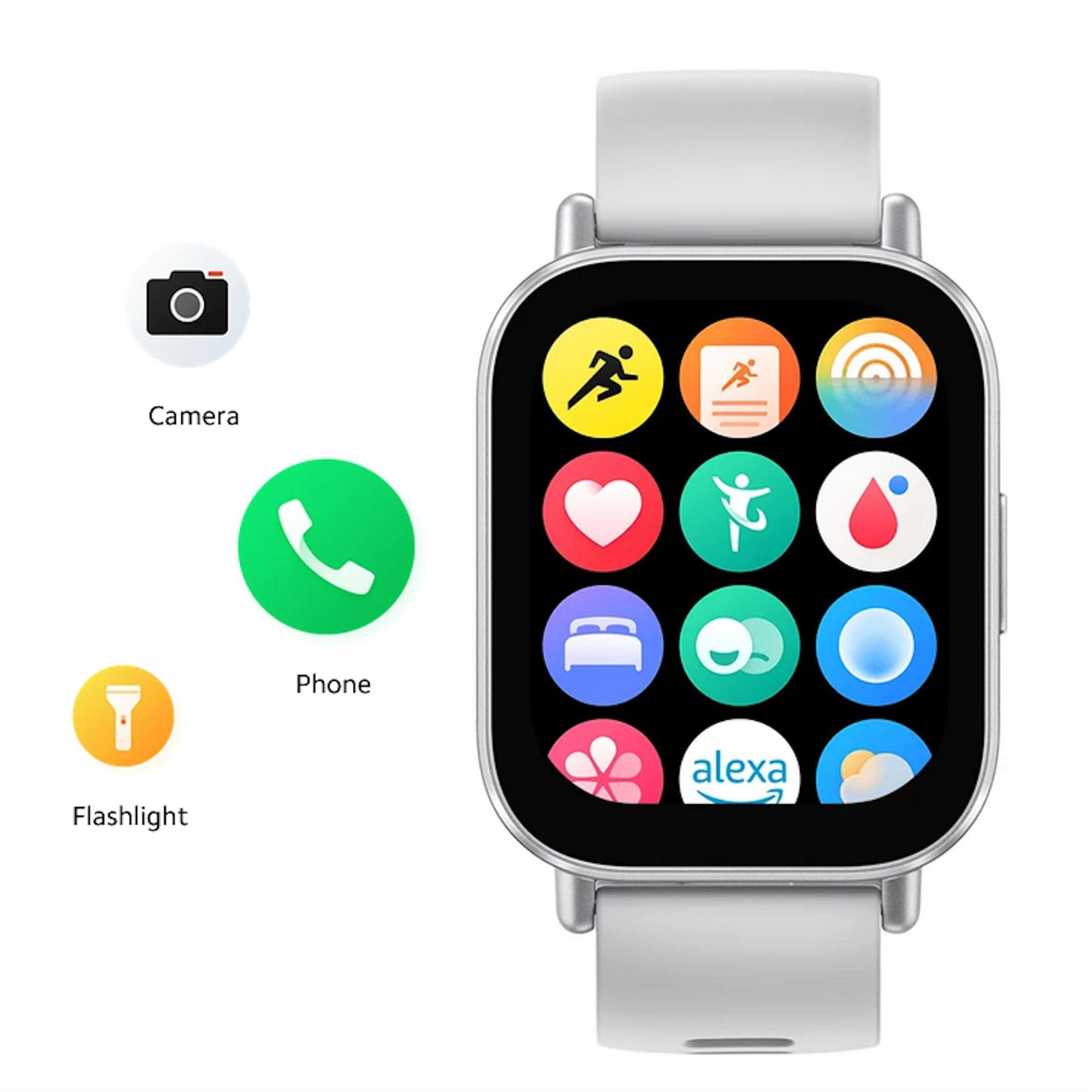 ساعت هوشمند شیائومی مدل Redmi Watch 5 Active دارای قابلیت های قابلیت مکالمه از طریق بلوتوث، قابلیت تغییر طرح ساعت یا تم بند پلاستیک — تصویر ۵