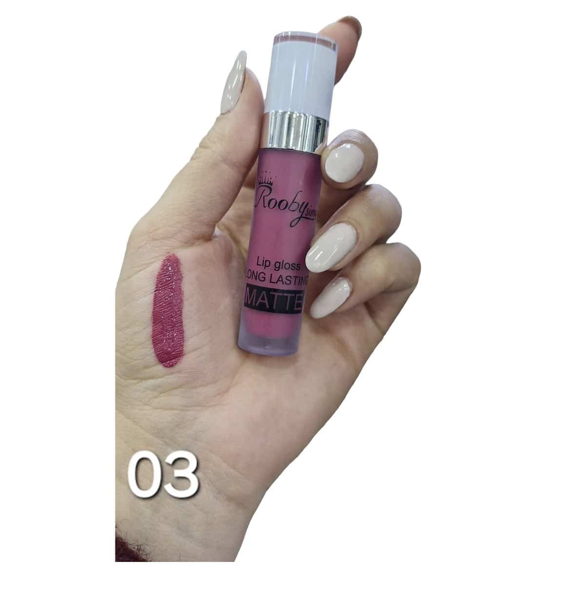 رژ لب مایع روبی سیما شماره 03