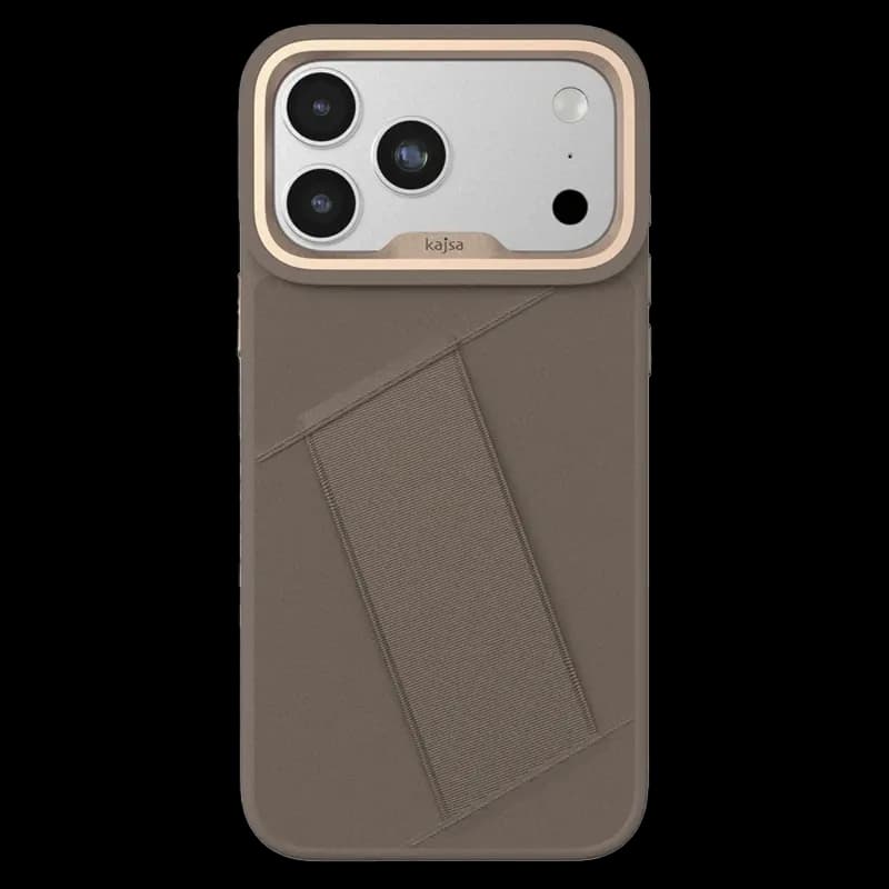 قاب کجسا KAJSA Preppie Collection – Elastic Hand Grip مناسب برای آیفون 17 — تصویر ۳