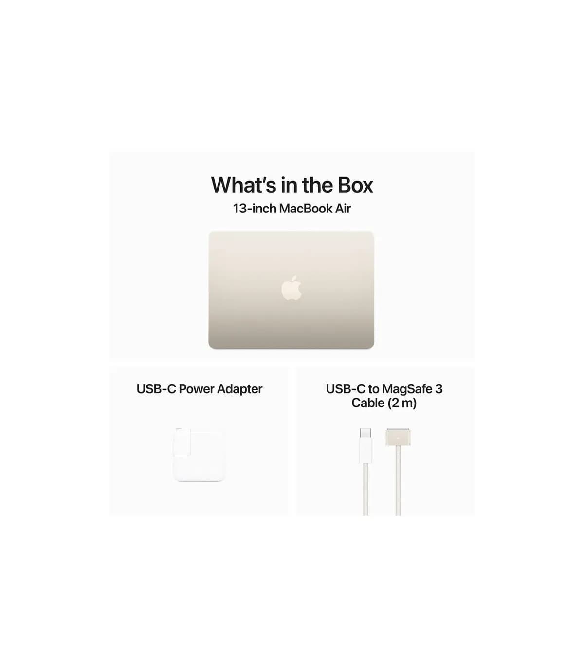 مک‌بوک ۱۳ اینچی اپل مدل MacBook Air M3 MRXT3 — تصویر ۳