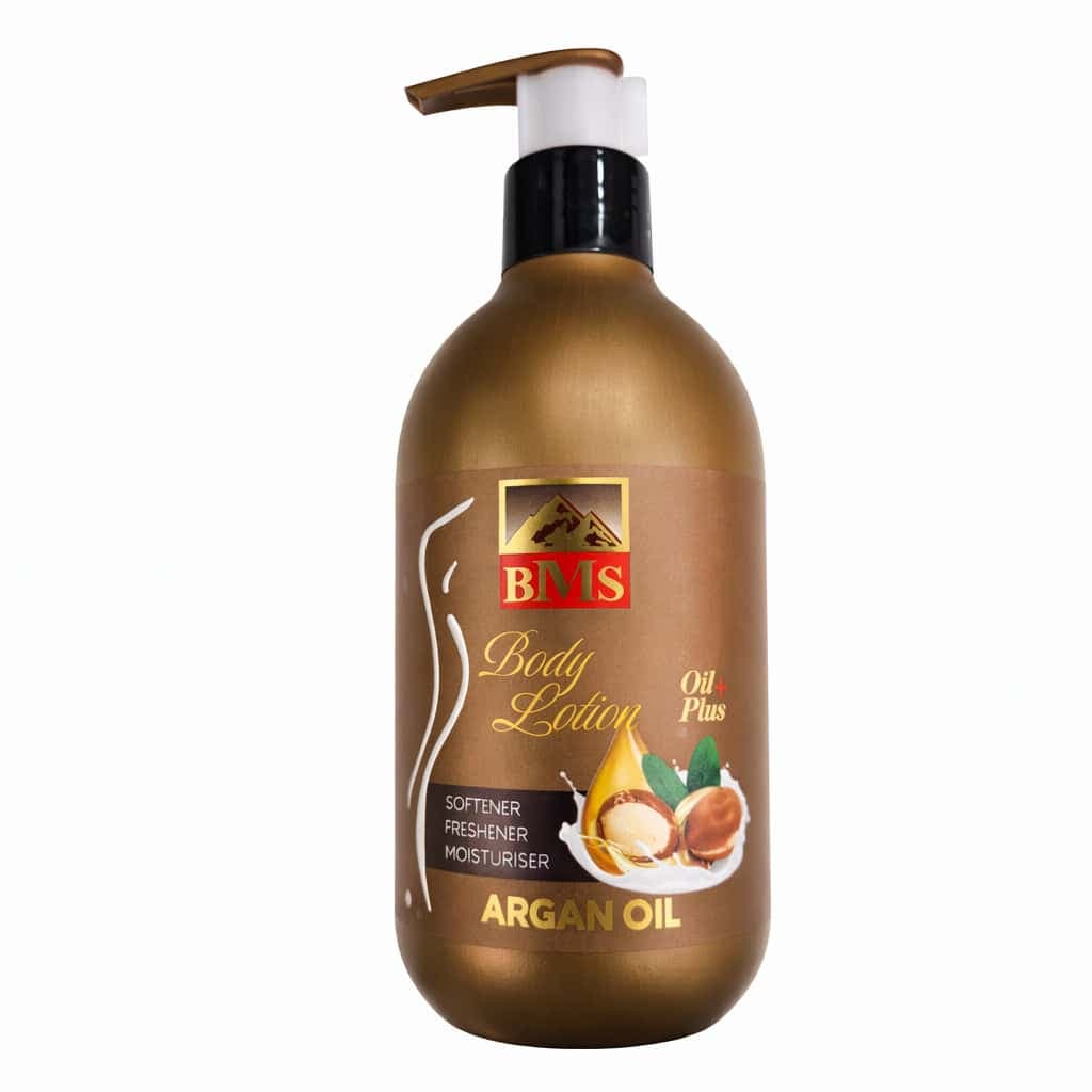 لوسیون بدن روغن آرگان بی ام اس