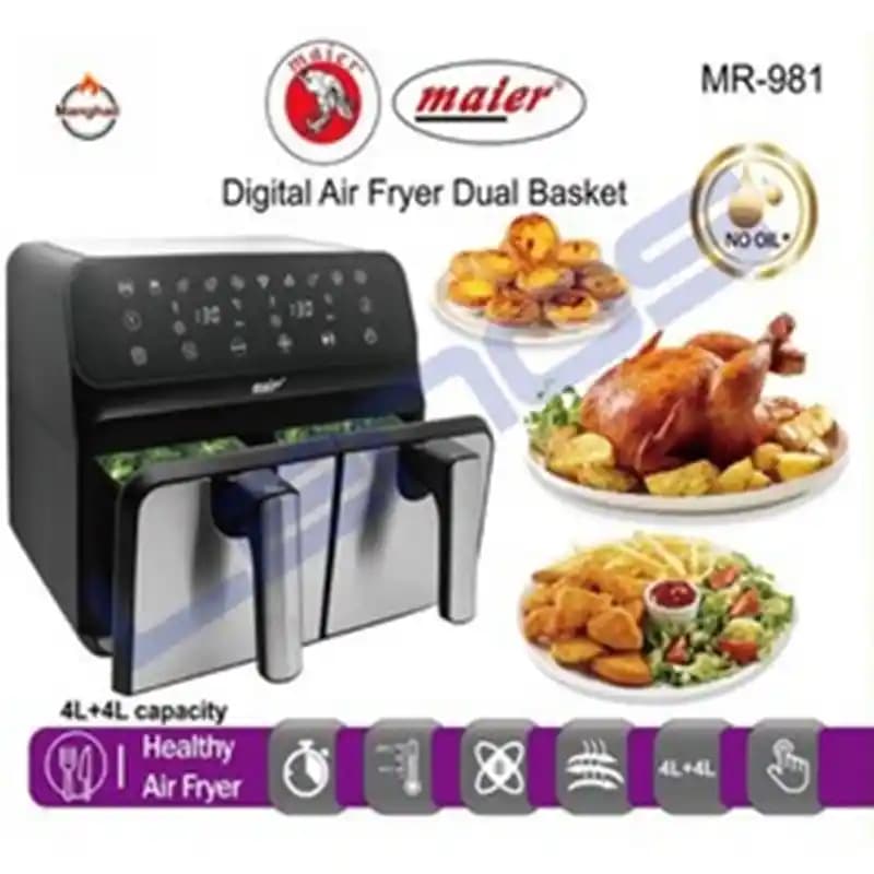 سرخ کن دو قلوی مایر مدل MR-981 — تصویر ۴