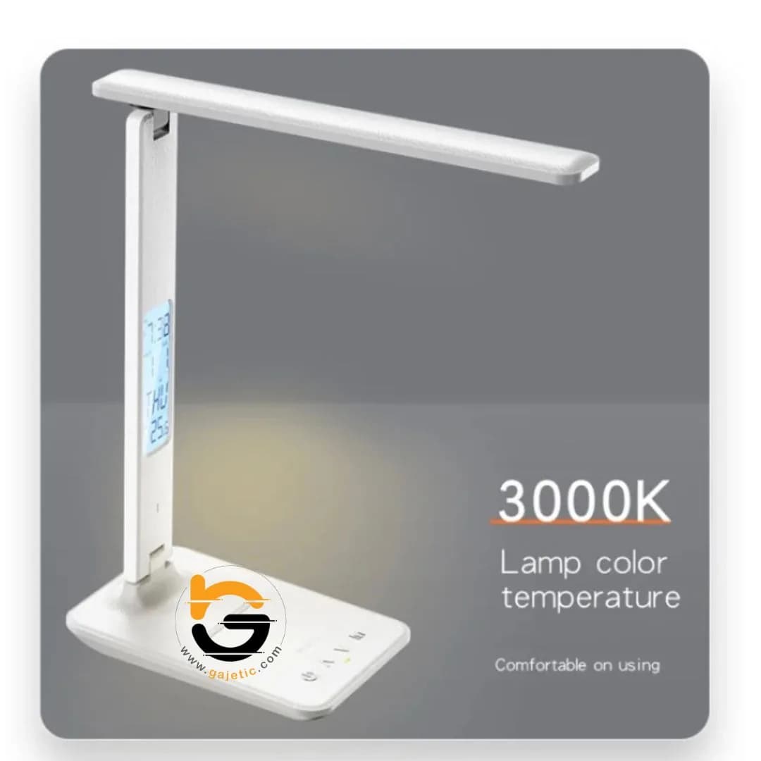 چراغ مطالعه و شارژر وایرلس رومیزی یسیدو Yesido Desk Lamp DS20 — تصویر ۸