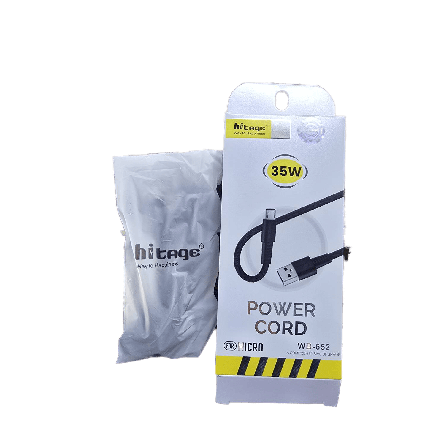 کابل 1.2 متری USB به MicroUSB برند hitage مدل WB-652