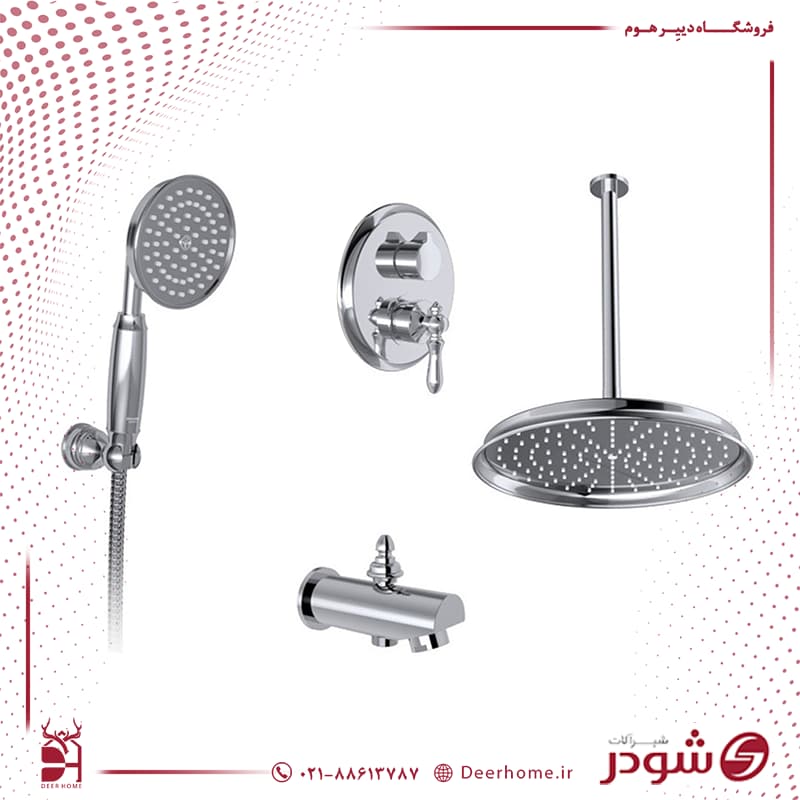 شیر حمام توکار تیپ 4 مدل زیگموند شودر — تصویر ۷
