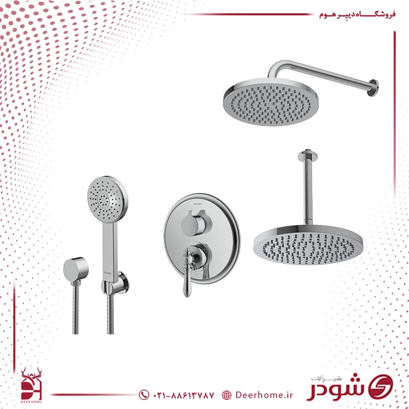 شیر حمام توکار تیپ 3 مدل زیگموند شودر — تصویر ۷