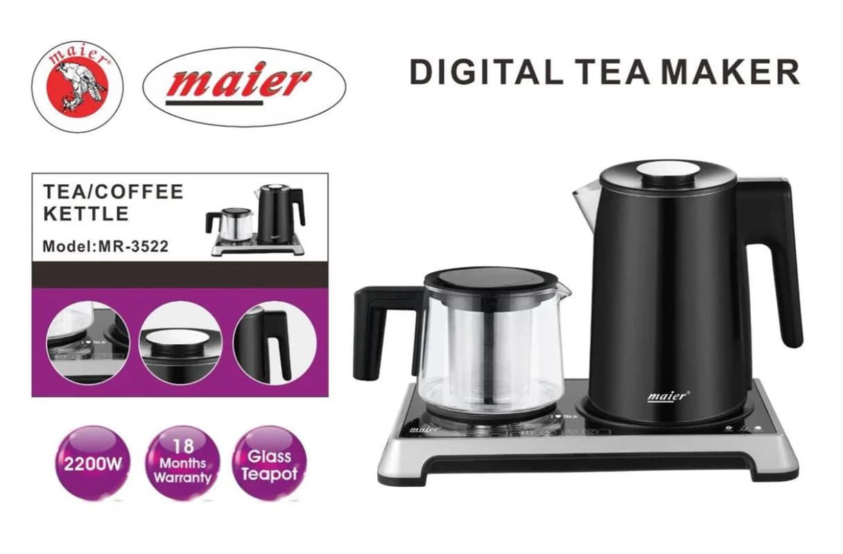 چای ساز دیجیتال مایر مدل Maier MR-3522 — تصویر ۶