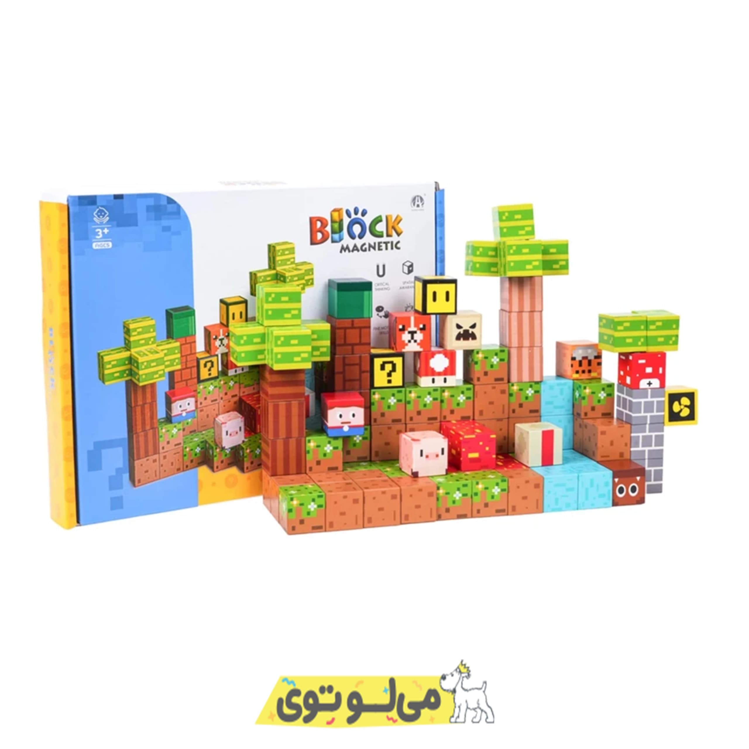 ساختنی مگنتی ماینکرافت 84 قطعه