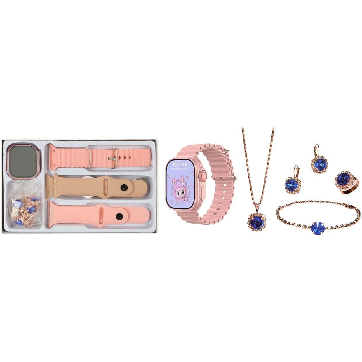 ساعت هوشمند KEQIWEAR مدل KW80 Ultra 3 mini با بند سیلیکونی