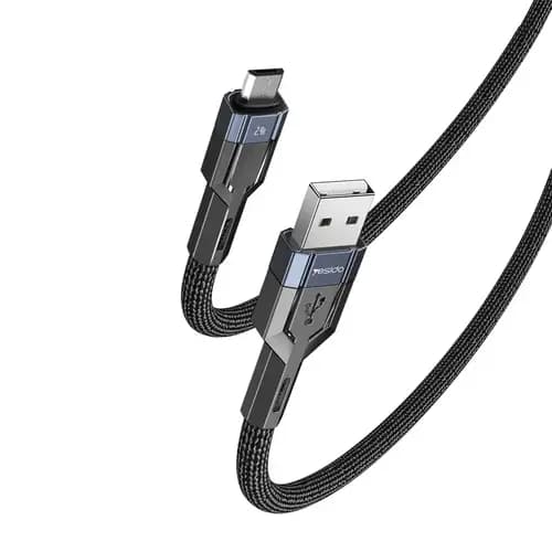 کابل میکرو فست شارژ Yesido CA106 2.4A 18W QC 1.2m