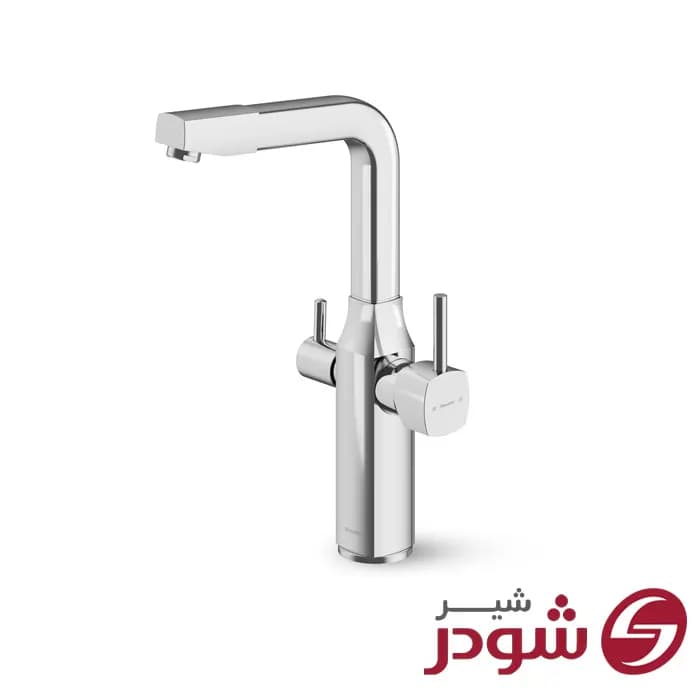 شیر آشپزخانه دومنظوره تصفیه دار مدل یونیک کروم شودر