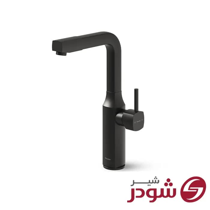 شیر آشپزخانه مدل یونیک کروم شودر — تصویر ۳