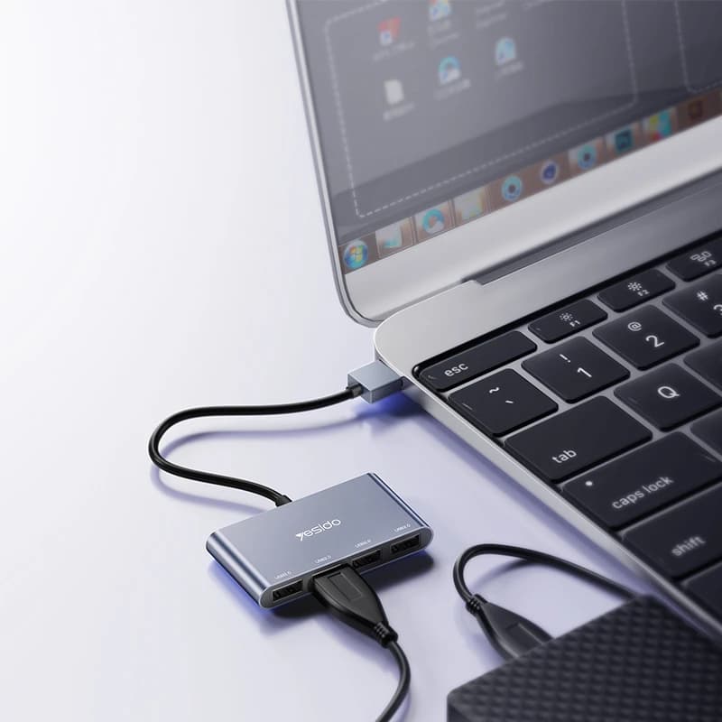 هاب 4 پورت USB یسیدو مدل HB12 — تصویر ۷