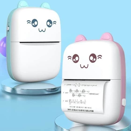 پرینتر مینی mini Printer طرح گربه — تصویر ۲