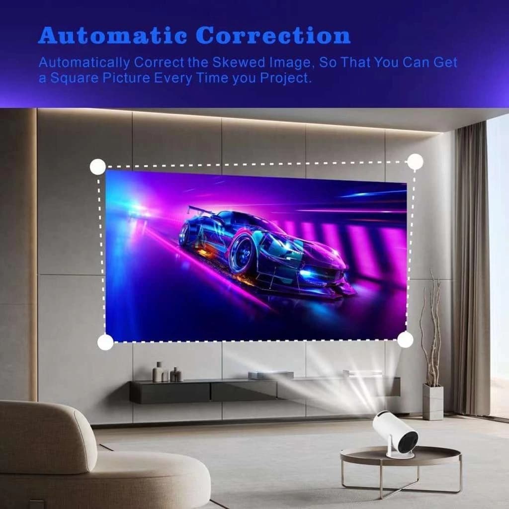 ویدئو پروژکتور پرتابل HY300 کیفیت HD — تصویر ۴