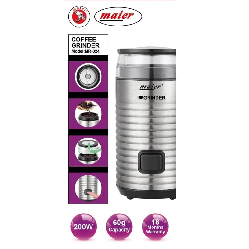 آسیاب قهوه مایر مدل MR-324 — تصویر ۴