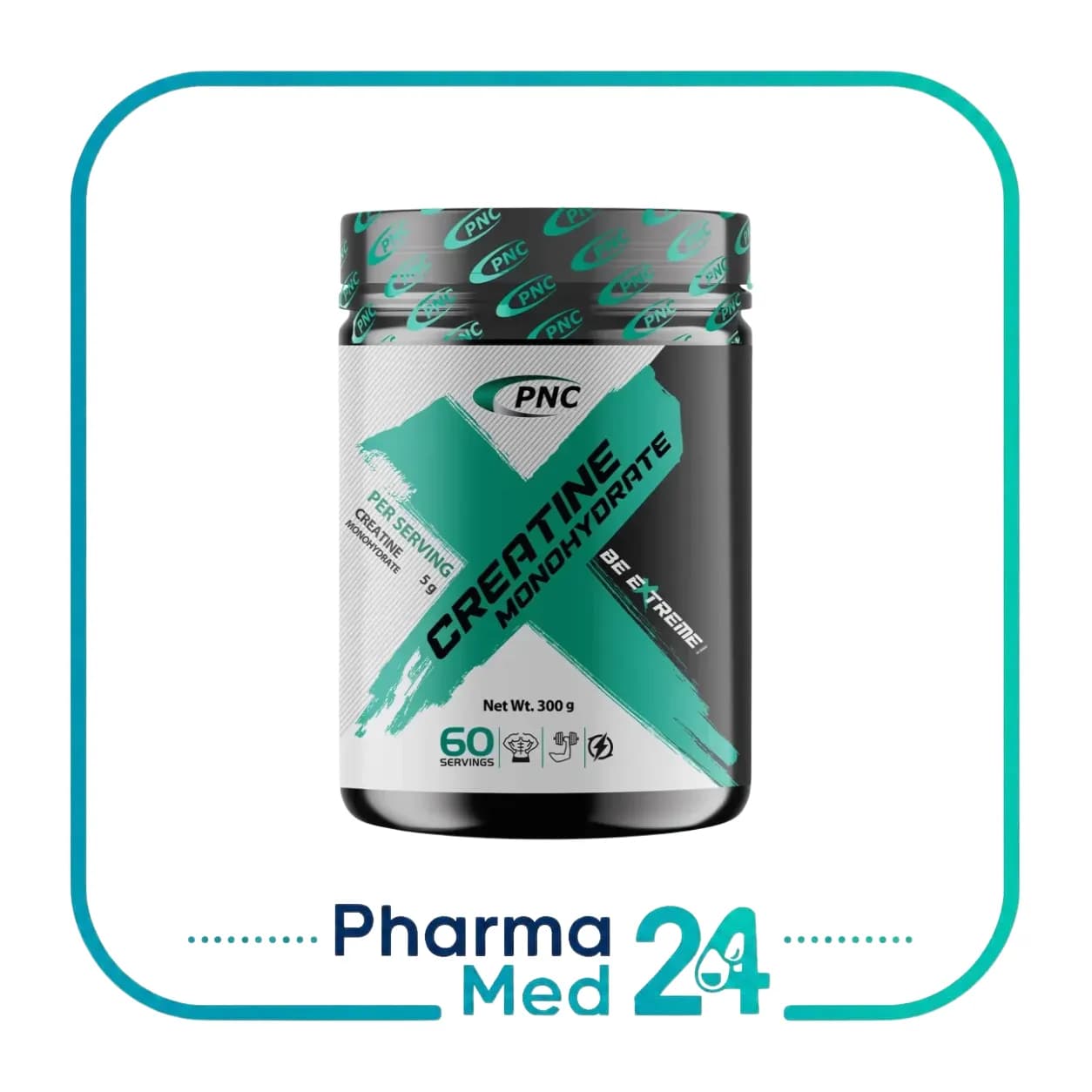 پودر کراتین مونوهیدرات پی ان سی کارن 300گرمی — تصویر ۴