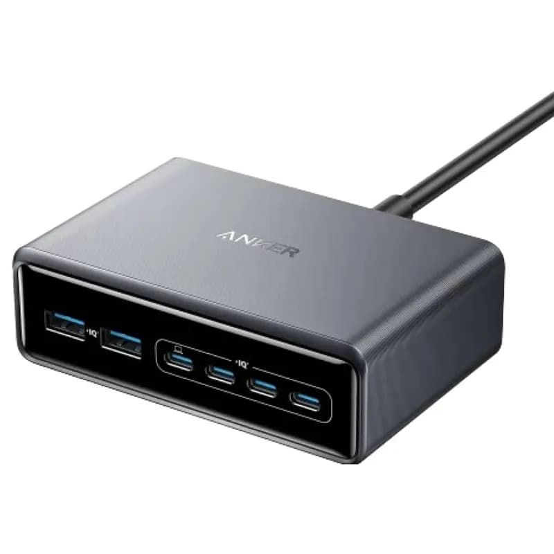 هاب شارژ 6 پورت انکر Anker Prime Charger 200W 6 – Port GaN Charging Station مدل A2683