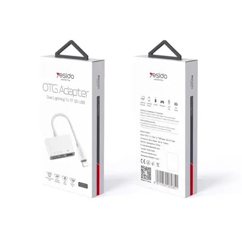 مبدل چندکاره لایتنینگ یسیدو Yesido GS12 Lightning Converter — تصویر ۴