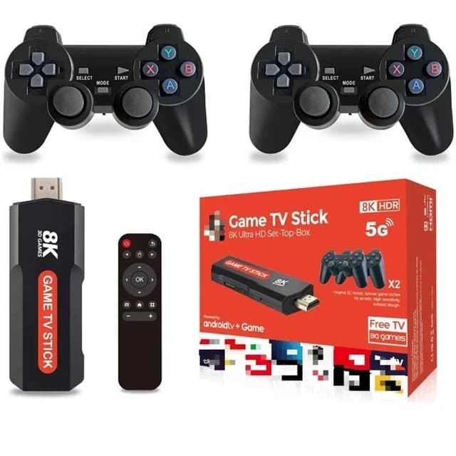 کنسول بازی پرتابل مدل X2 Plus Game Stick کیفیت ۸K — تصویر ۲