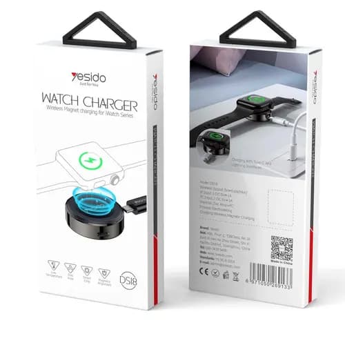 شارژر وایرلس ساعت هوشمند یسیدو مدل YESIDO DS18 — تصویر ۴