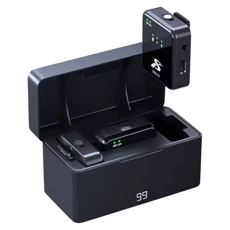 میکروفون یقه‌ای بی‌سیم مدل SX63 دو کاربره — تصویر ۶