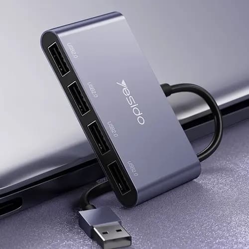 هاب ۴ پورت USB یسیدو YESIDO HB12 — تصویر ۳