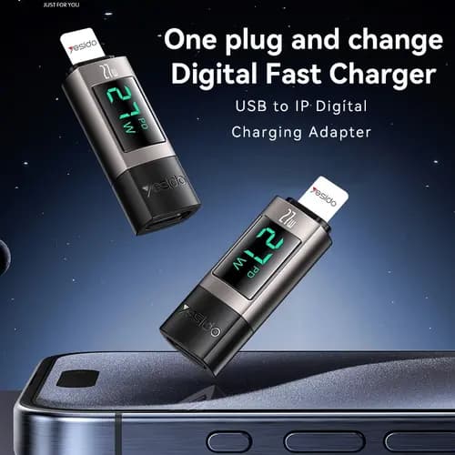 مبدل تایپ سی به لایتنینگ اپل یسیدو مدل Yesido GS25 — تصویر ۵