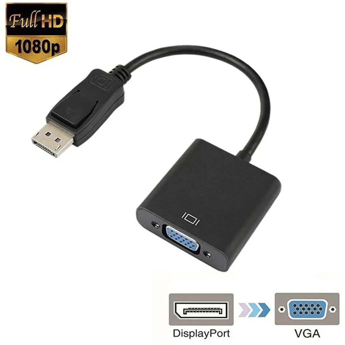 کابل تبدیل Display به VGA برند enet مدل En-CoD4012 — تصویر ۳