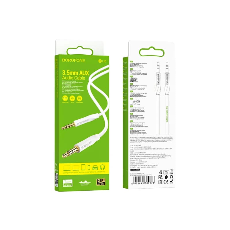کابل AUX بروفون مدل BL16 طول 1 متر — تصویر ۵