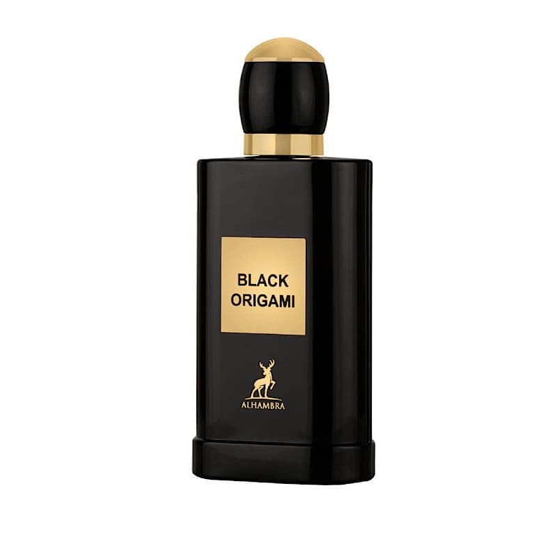 عطر الحمبرا بلک اوریگامی | مشابه تام فورد بلک ارکید | رایحه گرم، شیرین و شرقی لوکس
