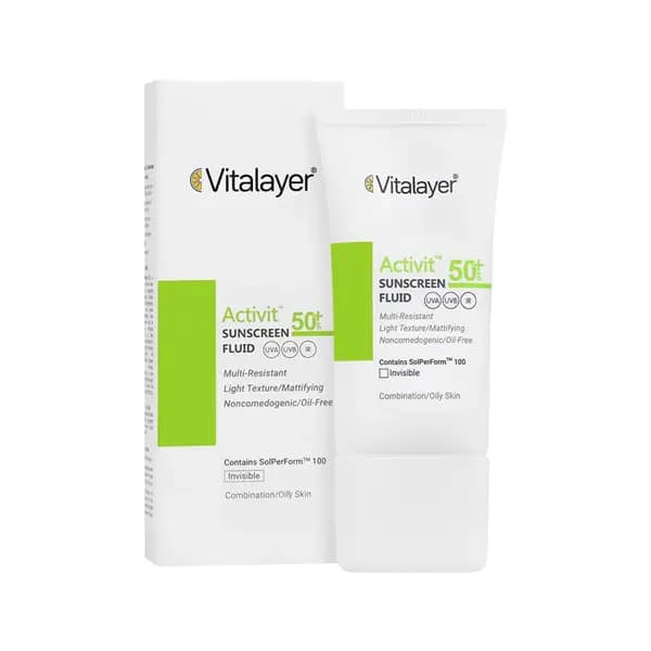 فلوئید ضد آفتاب پوست چرب اکتی ویت SPF50
