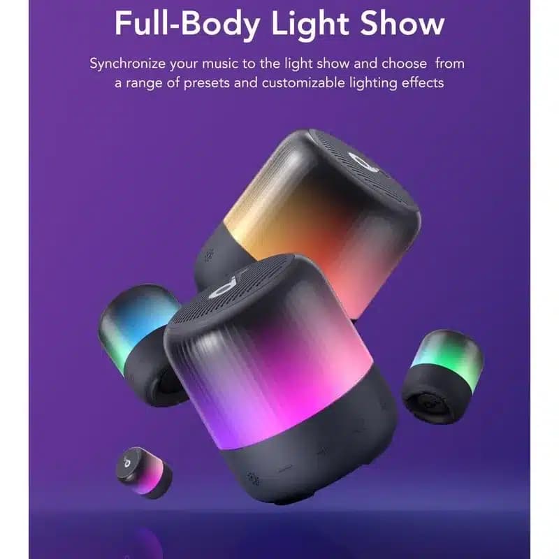 اسپیکر بلوتوثی انکر مدل SoundCore Glow Mini — تصویر ۳