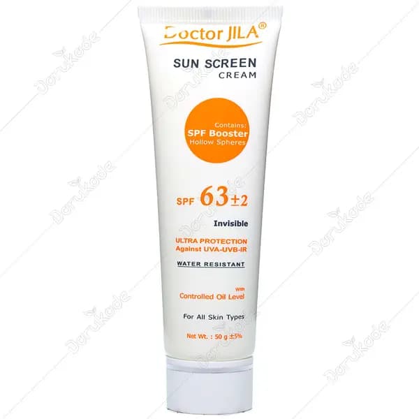 کرم ضد آفتاب بی‌رنگ SPF63 دکتر ژیلا — تصویر ۱۲