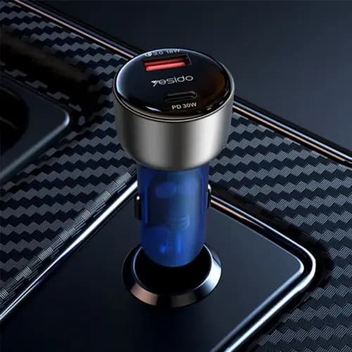 شارژر فندکی سوپر فست 48W یسیدو YESIDO Y52 — تصویر ۵