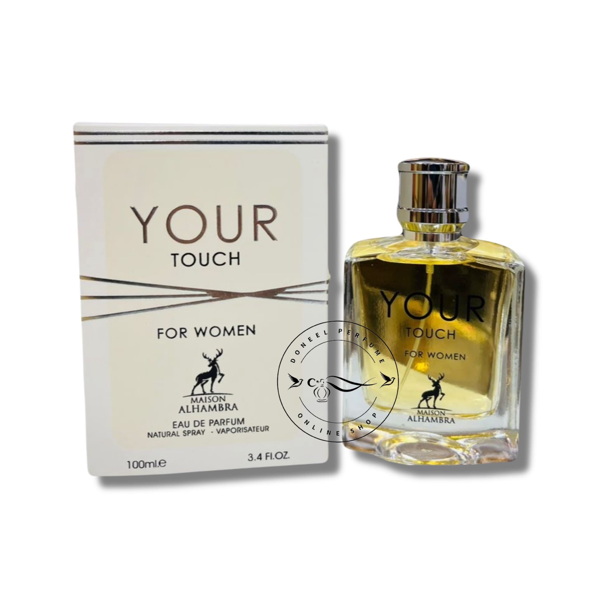 عطر زنانه یورتاچ فور وومن الحمبرا | مشابه جورجیو آرمانی بیکاز ایتس یو | رایحه گلی و میوه‌ای
