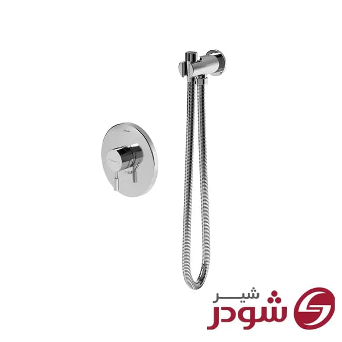 شیر توالت توکار مدل مارینو کروم شودر