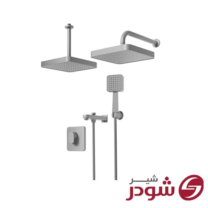 شیر حمام توکار تیپ 4 مدل تاین شودر — تصویر ۴