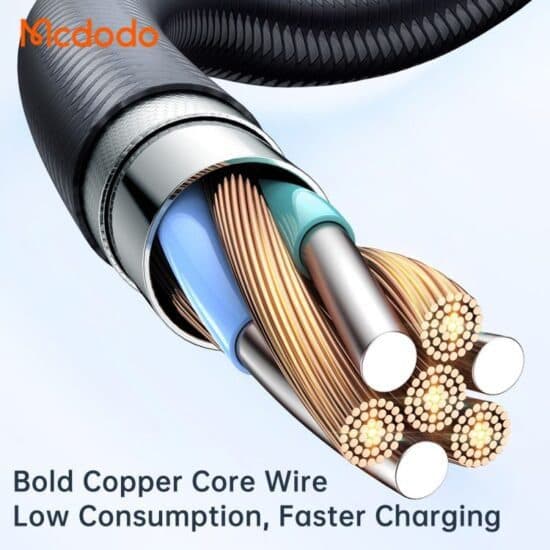 کابل 1.2 متری USB به Type-c برند Mcdodo مدل CA-315 100W گارانتی متین — تصویر ۶
