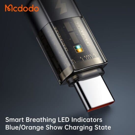 کابل 1.2 متری USB به Type-c برند Mcdodo مدل CA-315 100W گارانتی متین — تصویر ۷