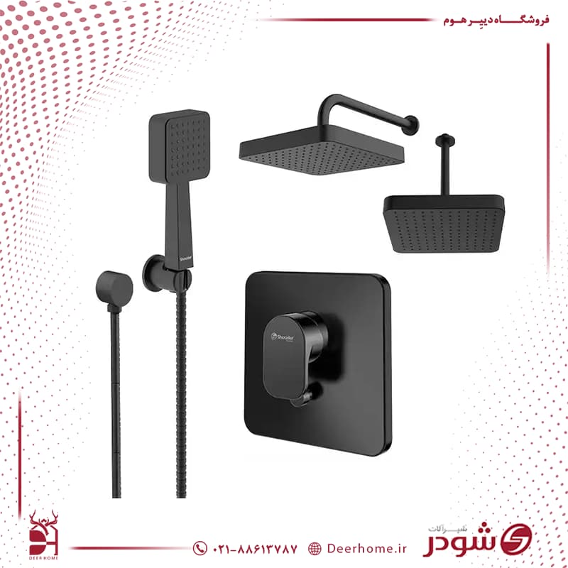 شیر حمام توکار تیپ 3 مدل تاین شودر — تصویر ۱۰