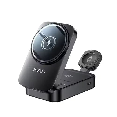 شارژر وایرلس فست سه کاره 15W یسیدو YESIDO DS27