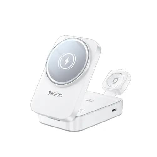 شارژر وایرلس فست سه کاره 15W یسیدو YESIDO DS27 — تصویر ۲