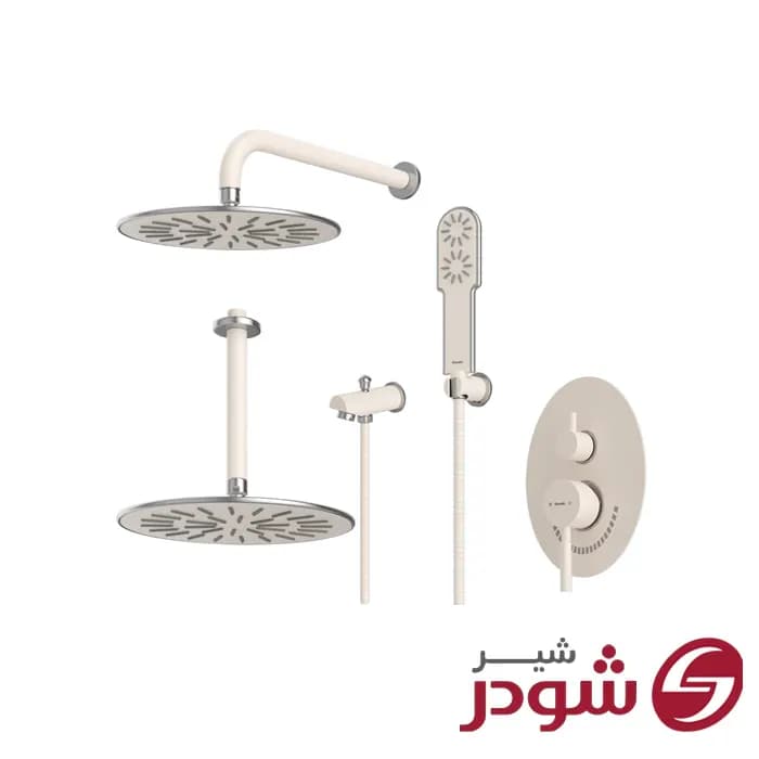 شیر حمام تیپ 4 توکار مدل روگن شودر — تصویر ۹
