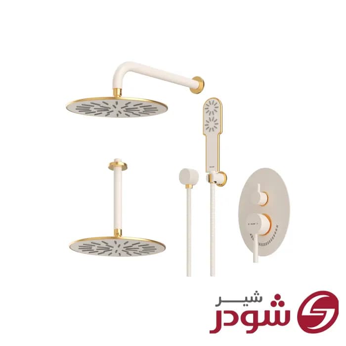 شیر حمام تیپ 3 توکار مدل روگن شودر — تصویر ۳