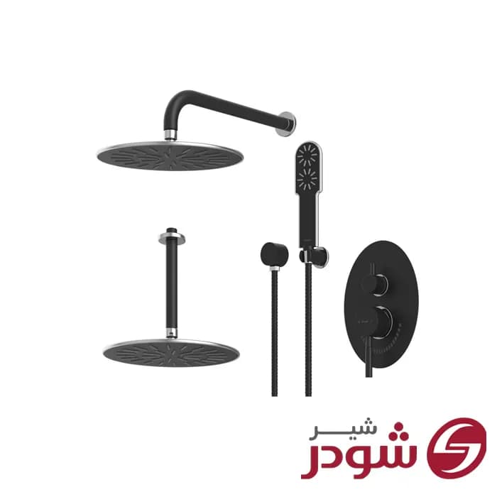 شیر حمام تیپ 3 توکار مدل روگن شودر — تصویر ۹