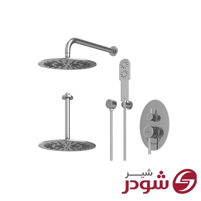 شیر حمام تیپ 3 توکار مدل روگن شودر — تصویر ۲