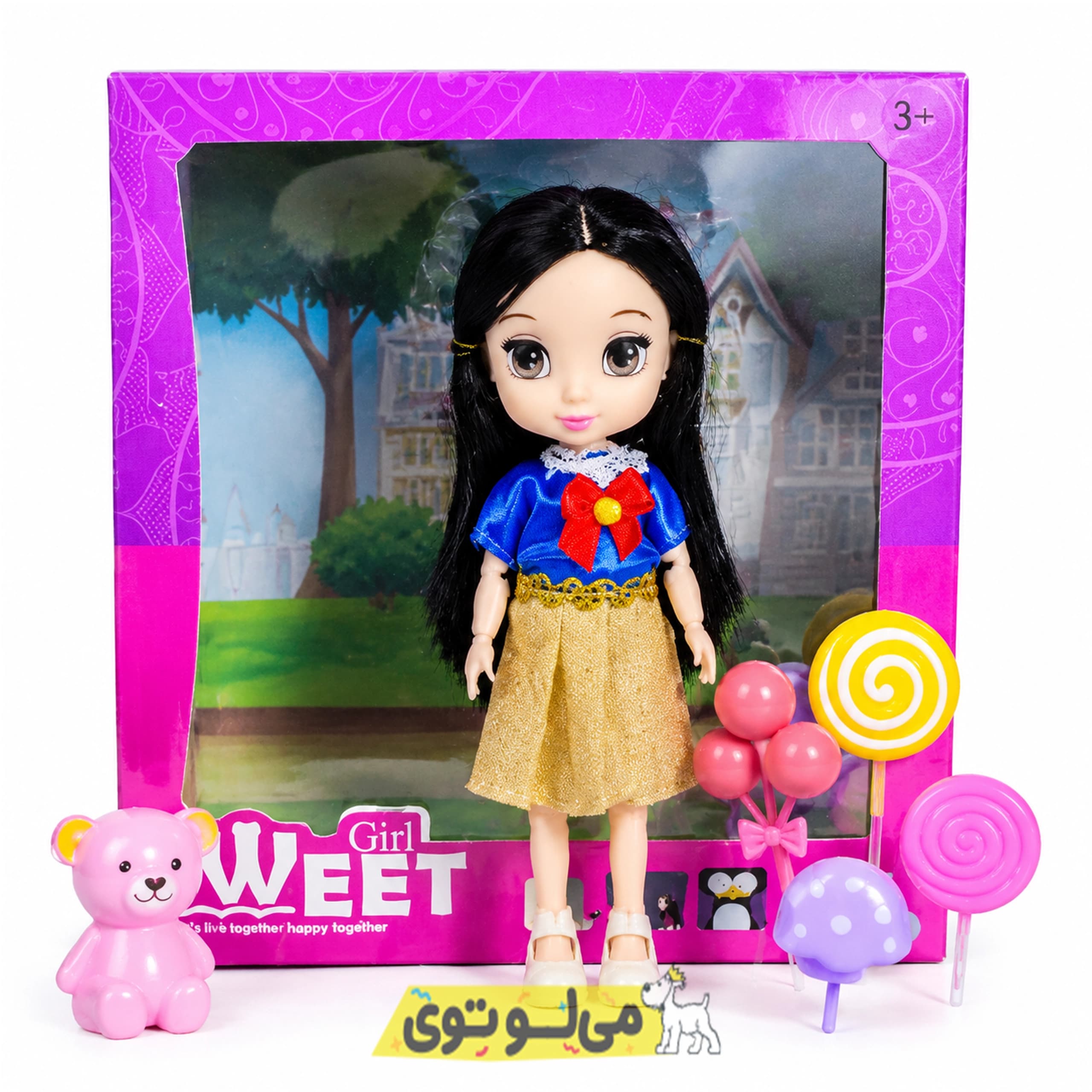 عروسک مینیاتوری Sweet Girl